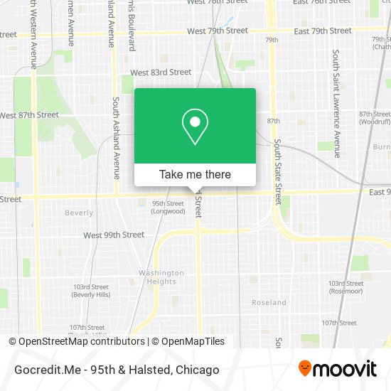 Gocredit.Me - 95th & Halsted map