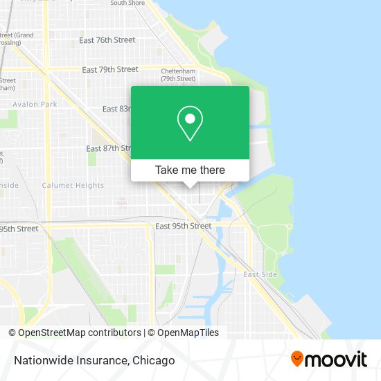 Mapa de Nationwide Insurance