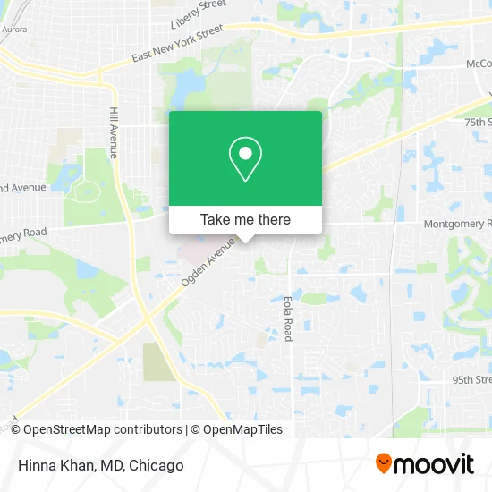 Hinna Khan, MD map