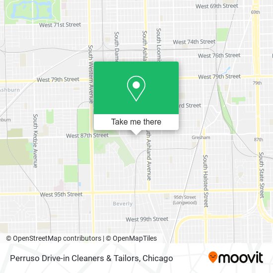 Perruso Drive-in Cleaners & Tailors map