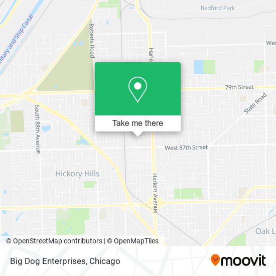 Big Dog Enterprises map