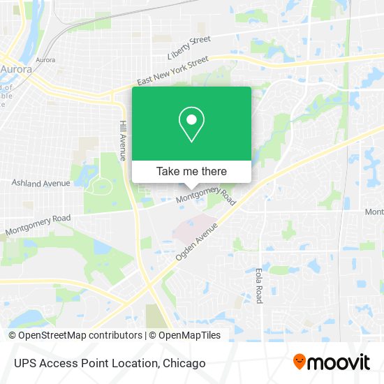 Mapa de UPS Access Point Location