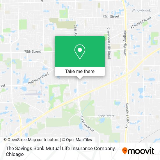 Mapa de The Savings Bank Mutual Life Insurance Company