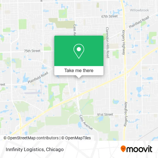 Innfinity Logistics map