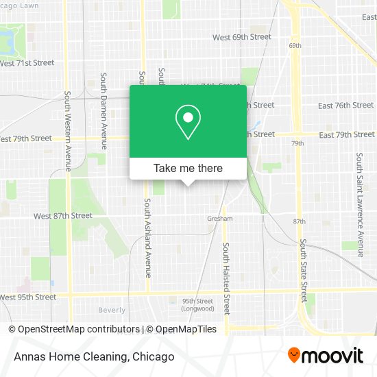 Annas Home Cleaning map