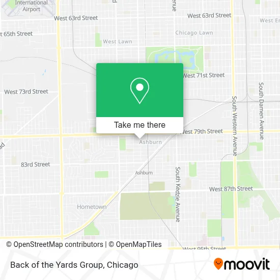 Back of the Yards Group map