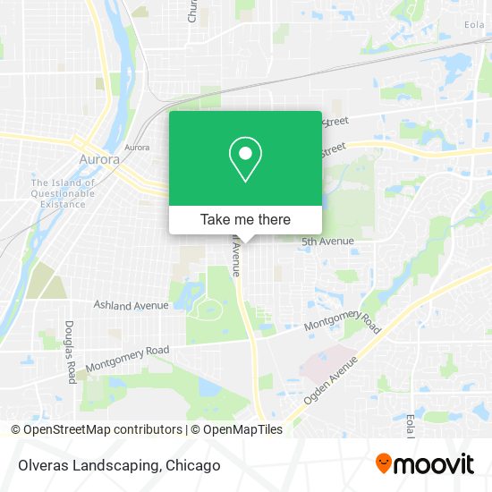 Olveras Landscaping map