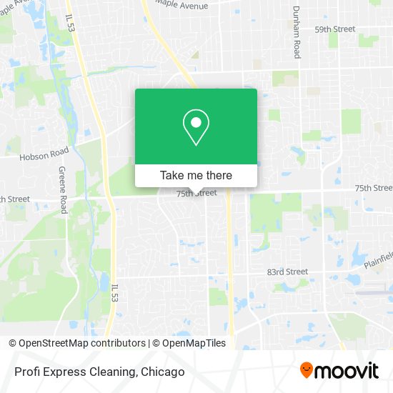 Profi Express Cleaning map