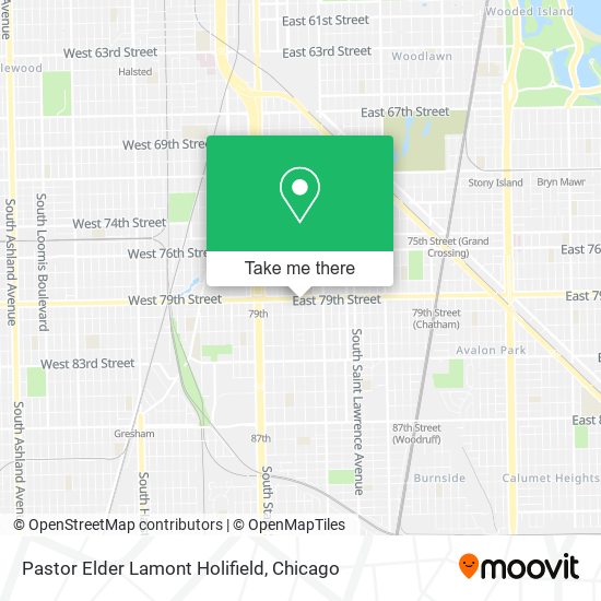 Pastor Elder Lamont Holifield map