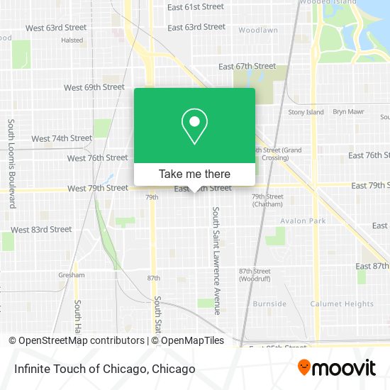Mapa de Infinite Touch of Chicago