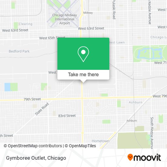 Gymboree Outlet map