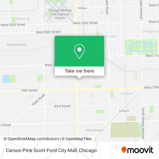 Mapa de Carson Pirie Scott-Ford City Mall