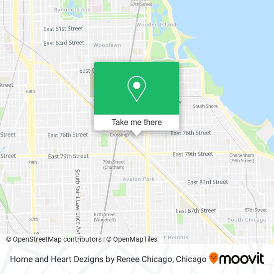 Mapa de Home and Heart Dezigns by Renee Chicago