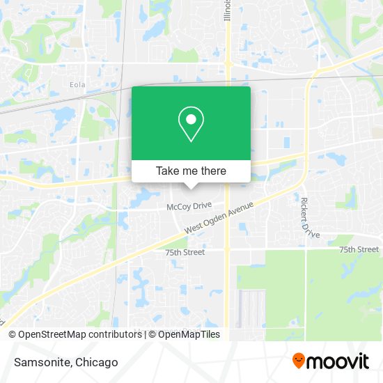 Mapa de Samsonite