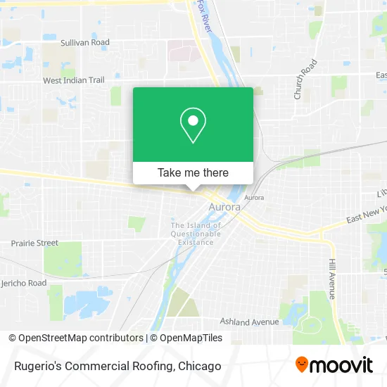 Rugerio's Commercial Roofing map