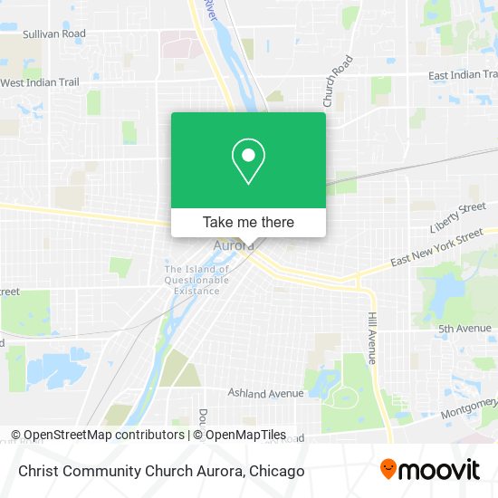 Mapa de Christ Community Church Aurora