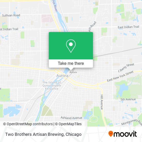 Mapa de Two Brothers Artisan Brewing
