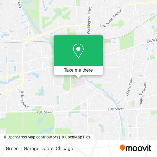 Green T Garage Doors map