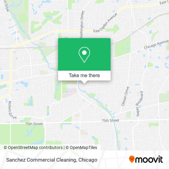 Sanchez Commercial Cleaning map