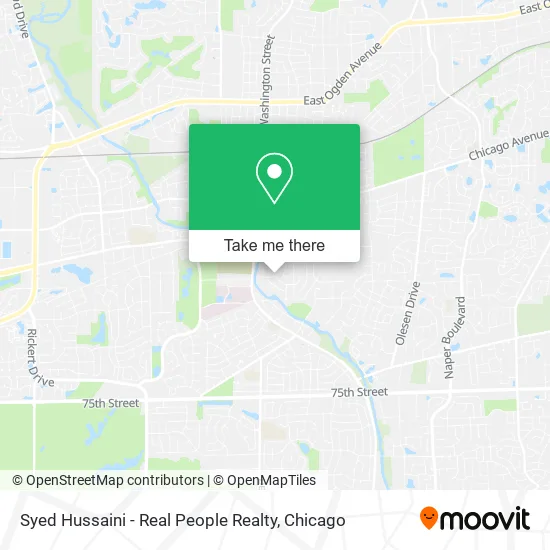 Syed Hussaini - Real People Realty map