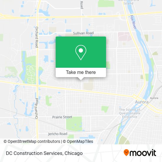 DC Construction Services map