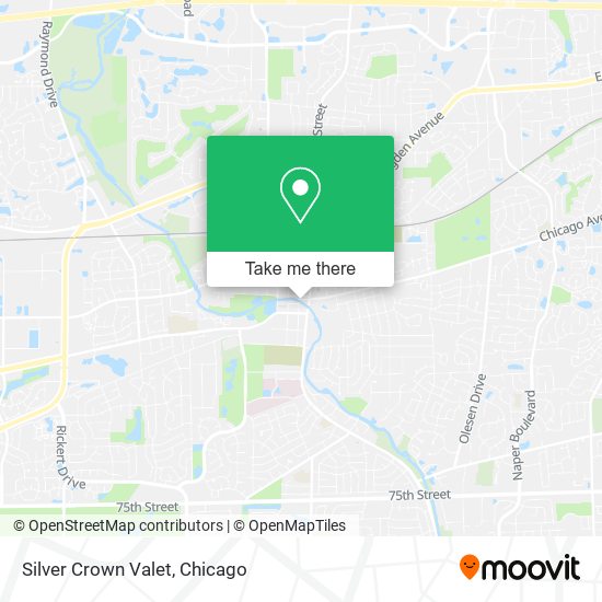 Silver Crown Valet map