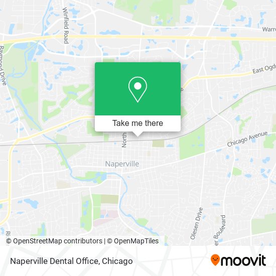 Mapa de Naperville Dental Office