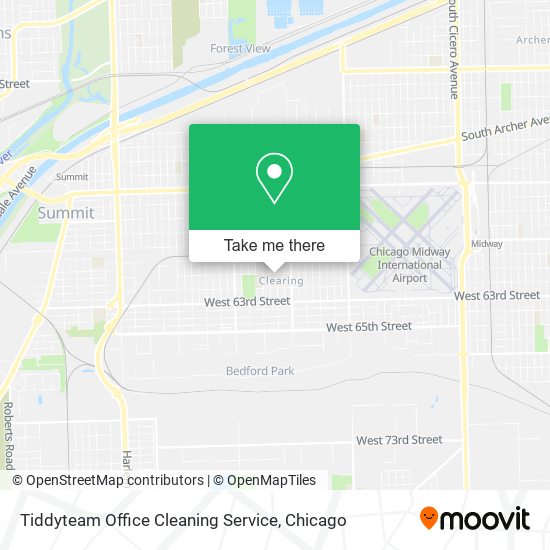 Mapa de Tiddyteam Office Cleaning Service