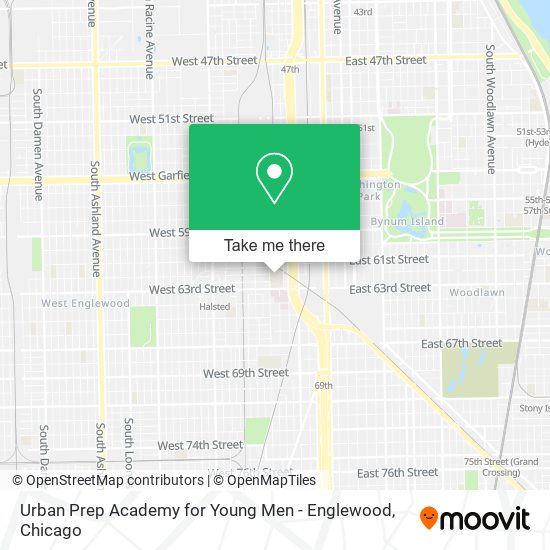 Mapa de Urban Prep Academy for Young Men - Englewood