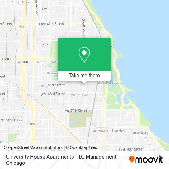 University House Apartments-TLC Management map