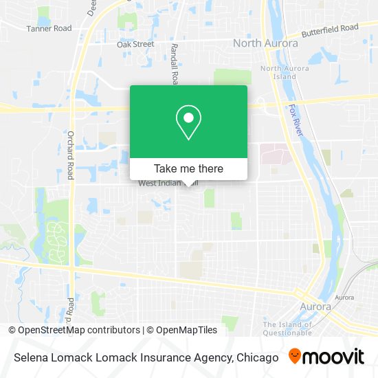 Mapa de Selena Lomack Lomack Insurance Agency