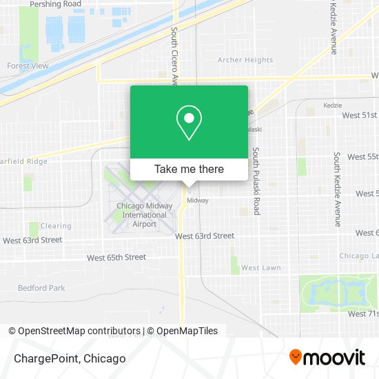 Mapa de ChargePoint