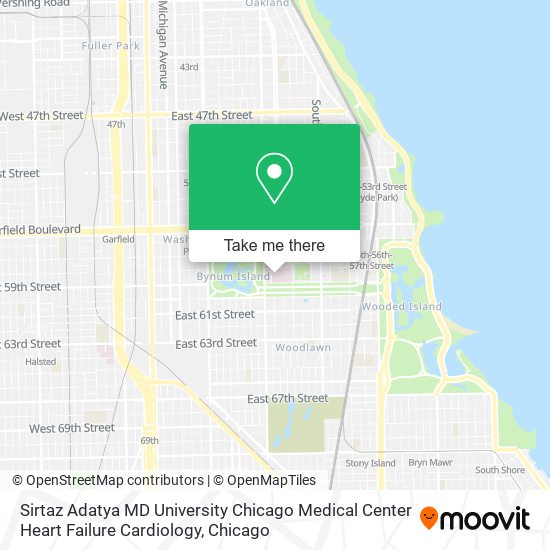 Sirtaz Adatya MD University Chicago Medical Center Heart Failure Cardiology map