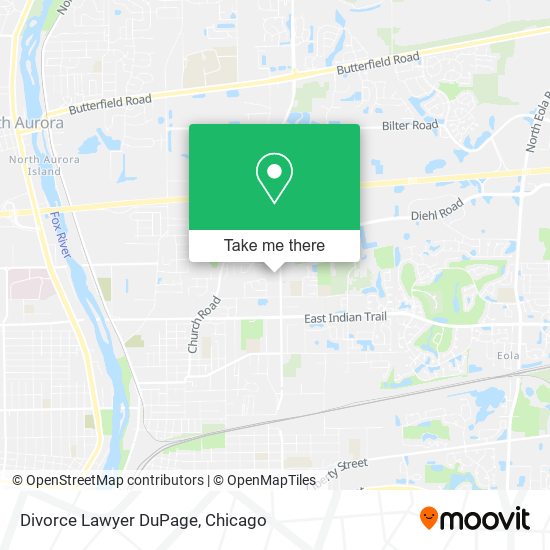 Mapa de Divorce Lawyer DuPage