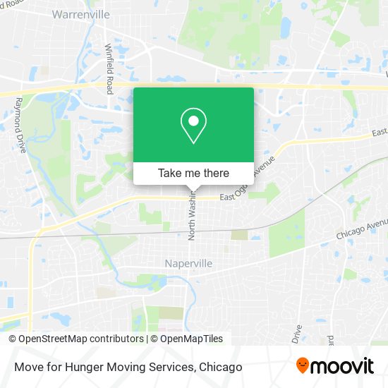 Move for Hunger Moving Services map