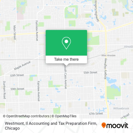 Westmont, Il Accounting and Tax Preparation Firm map