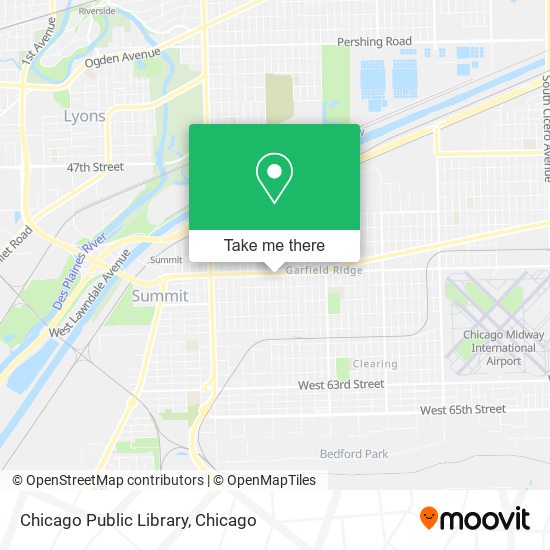 Chicago Public Library map