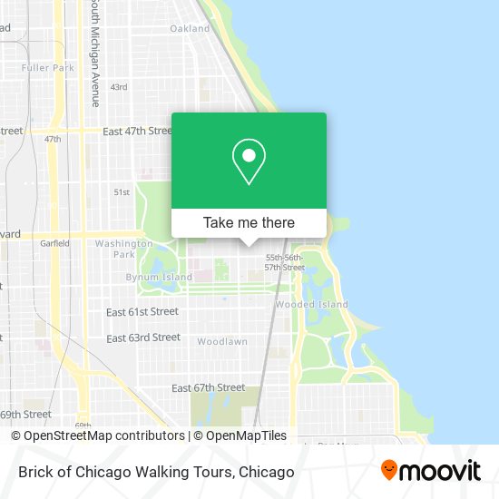 Brick of Chicago Walking Tours map