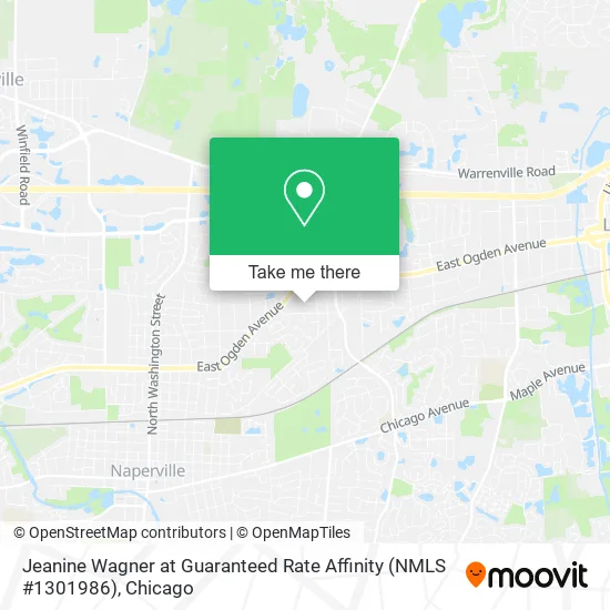 Jeanine Wagner at Guaranteed Rate Affinity (NMLS #1301986) map