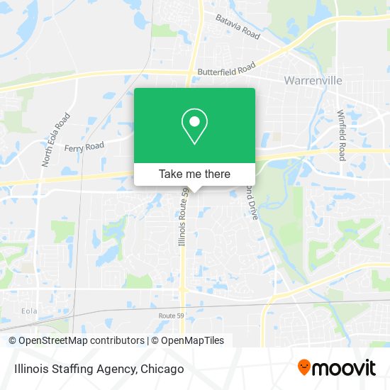 Mapa de Illinois Staffing Agency