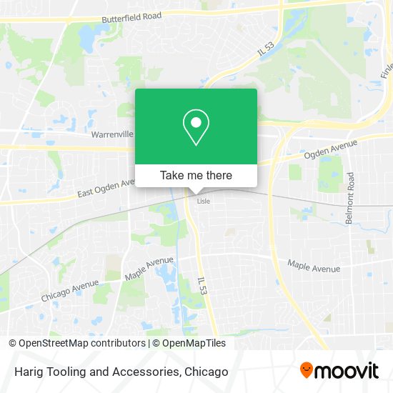 Harig Tooling and Accessories map