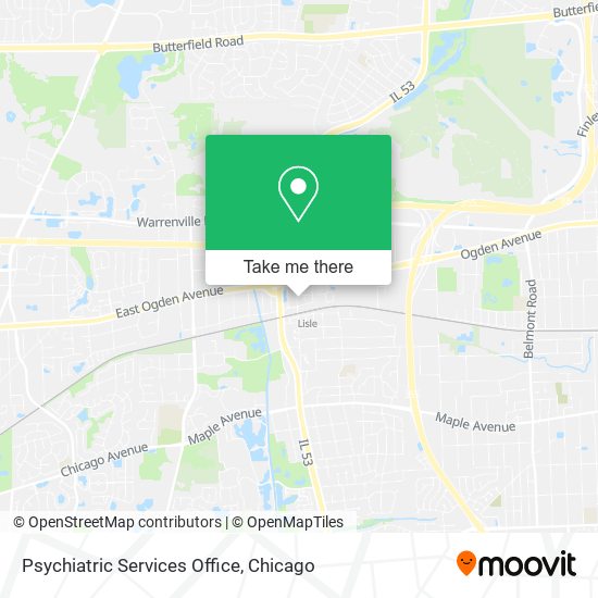Psychiatric Services Office map