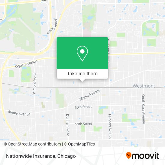 Mapa de Nationwide Insurance