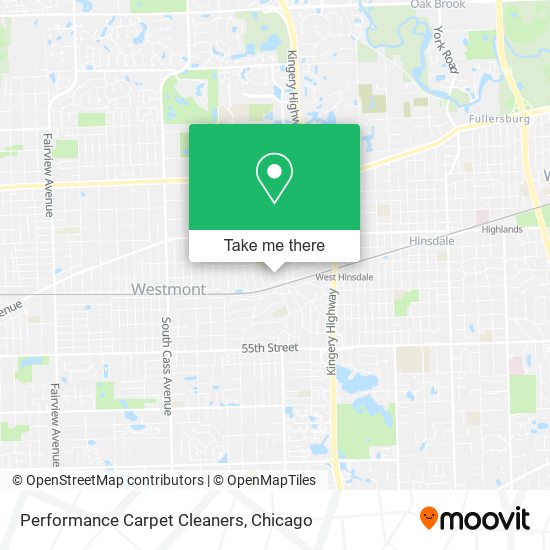 Mapa de Performance Carpet Cleaners