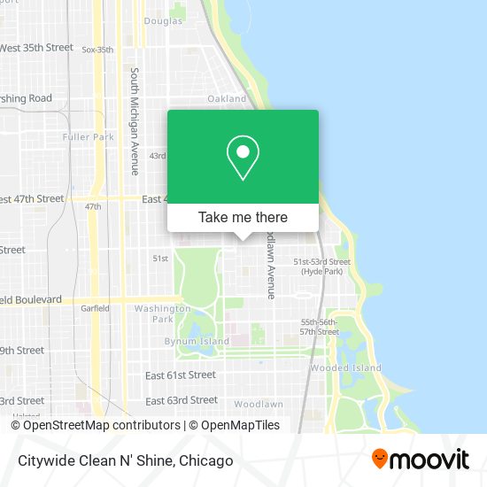 Citywide Clean N' Shine map