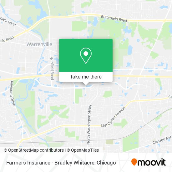 Farmers Insurance - Bradley Whitacre map
