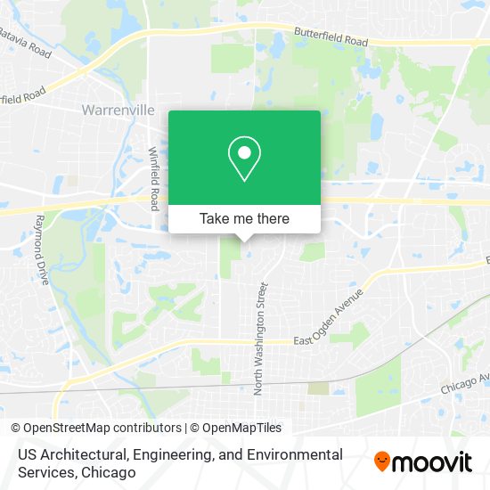 US Architectural, Engineering, and Environmental Services map