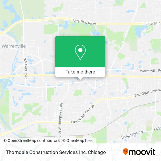 Thorndale Construction Services Inc map