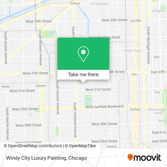 Windy City Luxury Painting map