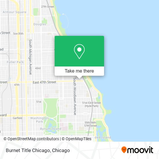 Burnet Title Chicago map